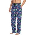 thumbnail image 5 of FREEAMG Ocean Underwater Animals Pajama Pants for Men, Men's Separate Bottoms, Pure Cotton Comfortable Lounge Pants?1?, 5 of 7