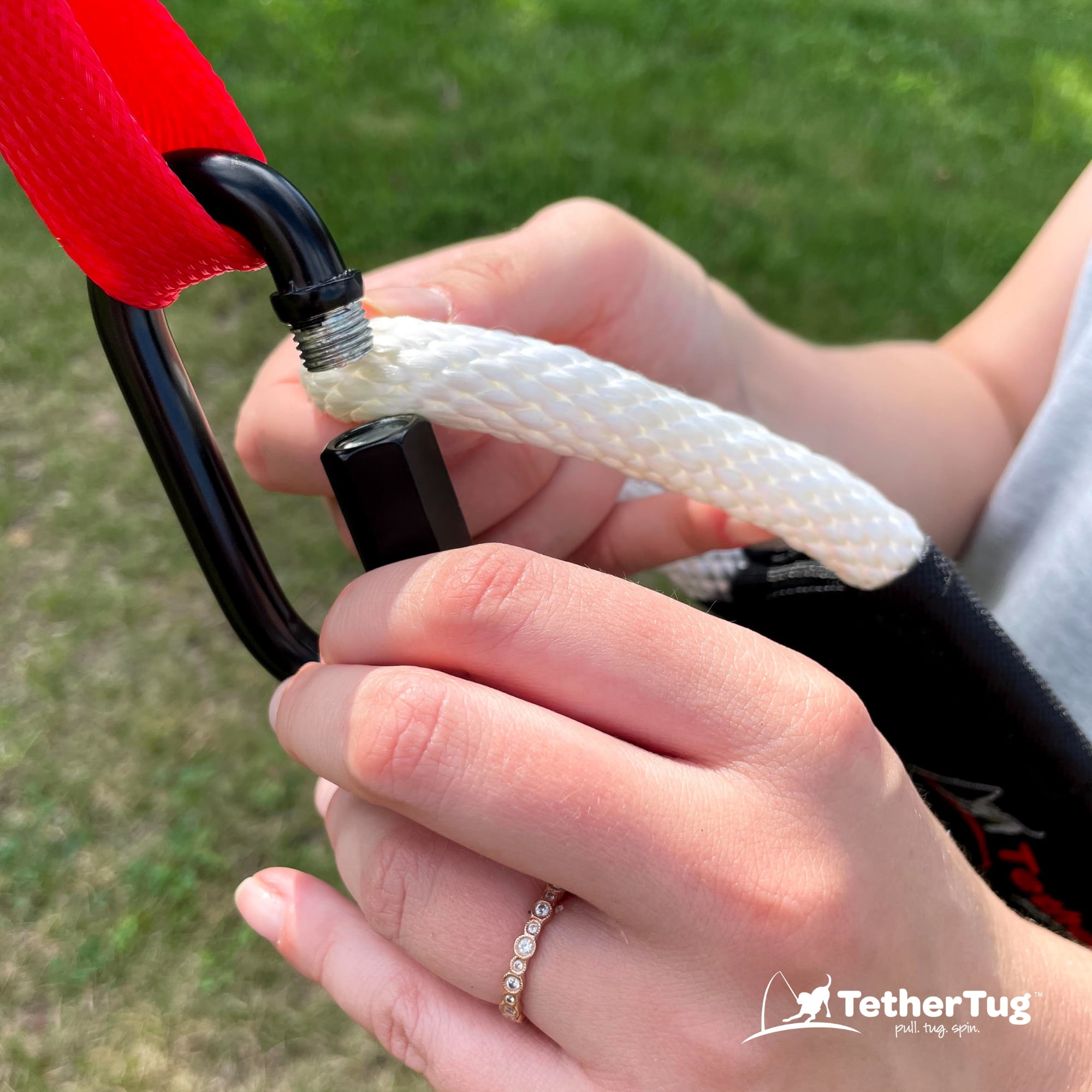 Tether Tug Interactive Pole Rope Toy for Medium Dogs Under 70 Pounds