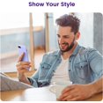 thumbnail image 4 of iPhone SE Case,iPhone 8 Case,Ultra Slim Fit Phone Cases Liquid Silicone Cover with Full Body Soft Bumper Protection Anti-Scratch Shockproof Case Compatible with iPhone SE/8/7 (Light Purple), 4 of 12
