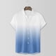thumbnail image 4 of Camisas de Manga Larga para Hombres Moda Casual Impresión Cuello de Vuelta Blusa Transpirable para Diario Y de Negocios, 4 of 6