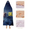 thumbnail image 4 of Dead Loch Manta Capa con Capucha Anti-Bolitas, Manta de Lana Ártica Suave, Manta Portátil de Felpa Ligera y Lujosa, Poncho para Siesta en Casa y Oficina, 100*130cm, 4 of 6