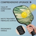 thumbnail image 2 of Pickleball Paddles Set Of 2, Fiberglass Surface, Liquid & Marble Print, 4 Balls & Bag, 2 of 5