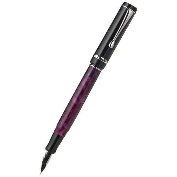Pluma estilográfica Conklin Purple Nights punta media