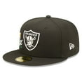thumbnail image 3 of Men's New Era Black Las Vegas Raiders Crown 3x Super Bowl Champions 59FIFTY Fitted Hat, 3 of 6