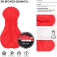 thumbnail image 5 of Pantalones cortos de ciclismo acolchados 3D para hombre Pantalones cortos de bicicleta de montaña, 5 of 5