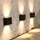 thumbnail image 2 of 2 luces solares LED para exteriores, lámparas de luz solar para jardín, calles, paisajes, balcones, decoración, luces solares de pared fáciles de instalar para jardines, entradas y caminos, 2 of 9