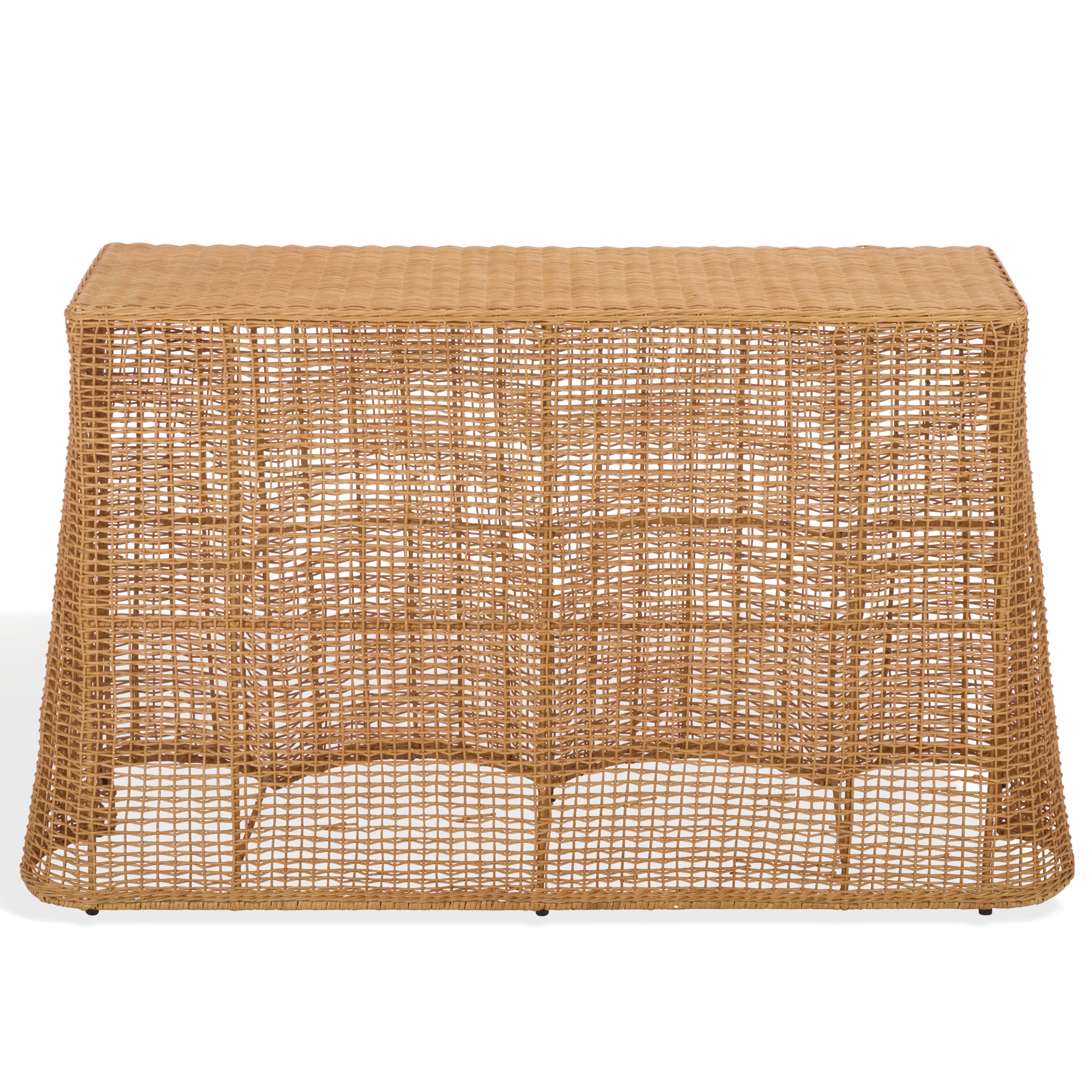Safavieh Couture Jilliette Modern Rattan Console Table, Natural