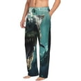 thumbnail image 6 of Naloa Underwater Dinosaur Shark Pajama Pants Men, PJ Bottoms, Sleep & Lounge Pants-XX-Large, 6 of 6