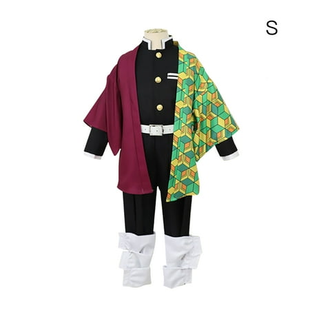 Kids Japanese Anime Cosplay Kimono Costume Themed Party Role Play Outfit Boys Girls Fancy Dressing Up Clothing