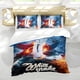 thumbnail image 5 of Serpiente Blanca Conjunto de sábanas temático, trío de piezas, cómodo y amigable con la piel, diseño único, regalo de decoración para el hogar para familiares, amigos y fans,173cm *218cm, 5 of 6