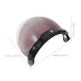 thumbnail image 2 of BESTYASH 1Jgo Visor Para Casco Motocicleta Con Ud Resistente Y Retro Ergonómico, 2 of 7