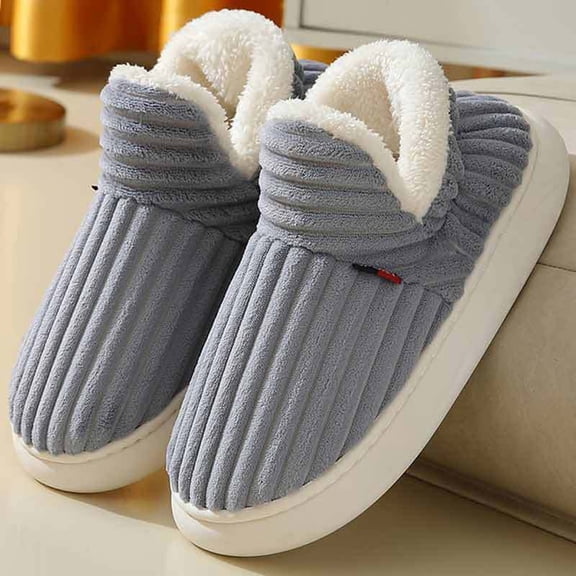 Mens Slippers,Indoor Outdoor Slippers for Cold Weather Fashion Comfort Flat Sole Design with Warm Non- Grip,Slippers for Men,A,10.5