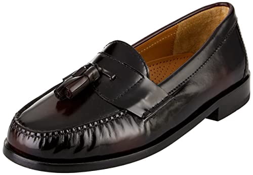 Cole Haan Men's Pinch Tassel Loafer, Burgundy, 10.5