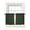 Green, variant on Black Brown Buffalo Plaid Tier Curtains 36 Inch Length,Sheer Curtains for Bedroom Living Room Window Geometric Classic Checkered Short Kitchen Curtains Drapes for Small Half Window 27.5"x36" 2 Panels