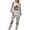 B-Grey, variant on Muxikeji Clothes Womens Halloween Nightgown,Pajamas for Women Dress,Women Pajama Sets Soft Comfortable Sleepwear Outfit 2 Piece Set Cozy Nightwear for Women Halloween Homewear Loungewear