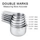 thumbnail image 5 of Juego De Tazas Y Cucharas Medidoras Ejoyous Acero Inoxidable 304 13 Piezas Medición De Cocina, 5 of 8