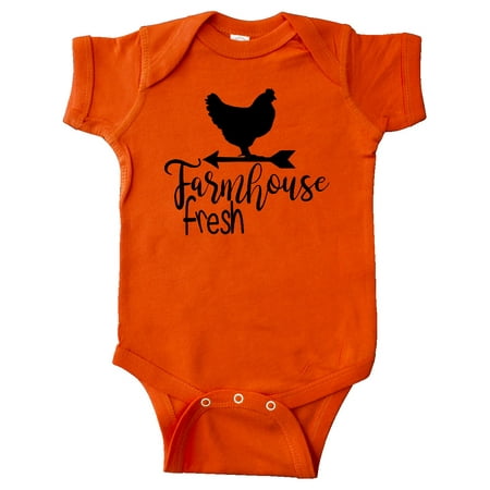

Inktastic Farmhouse Fresh Chicken Gift Baby Boy or Baby Girl Bodysuit