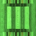 thumbnail image 1 of Ahgly Company Indoor Square Abstract Green Contemporary Area Rugs, 3' Square, 1 of 1