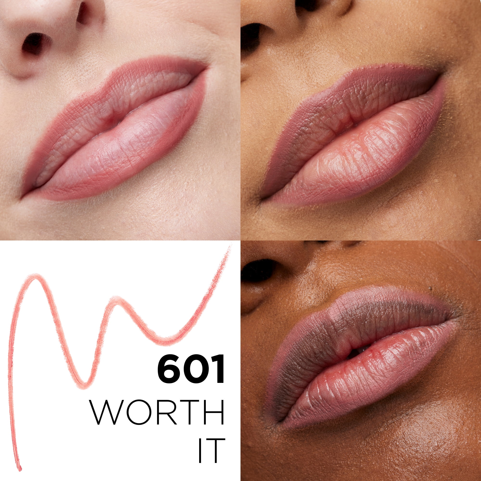 L'Oreal Paris Original Satin Lipstick for Moisturized Lips, 601 Worth It, 1 Kit