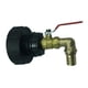thumbnail image 1 of Adaptador de grifo de IBC, válvula de repuesto de conector, (rosca gruesa de 100 mm a de 14-32 mm) Piezas de montaje de para 25 mm shamjiam Adaptador de tanque de agua IBC 1000L, 1 of 8