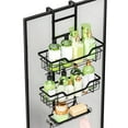 thumbnail image 4 of Shoreew Shower Caddy Bathroom Storage Rack Strong Load-bearing Easy Assembly 3 Tier Rustproof Shower Organizer Storage Rack Shelf, 4 of 7