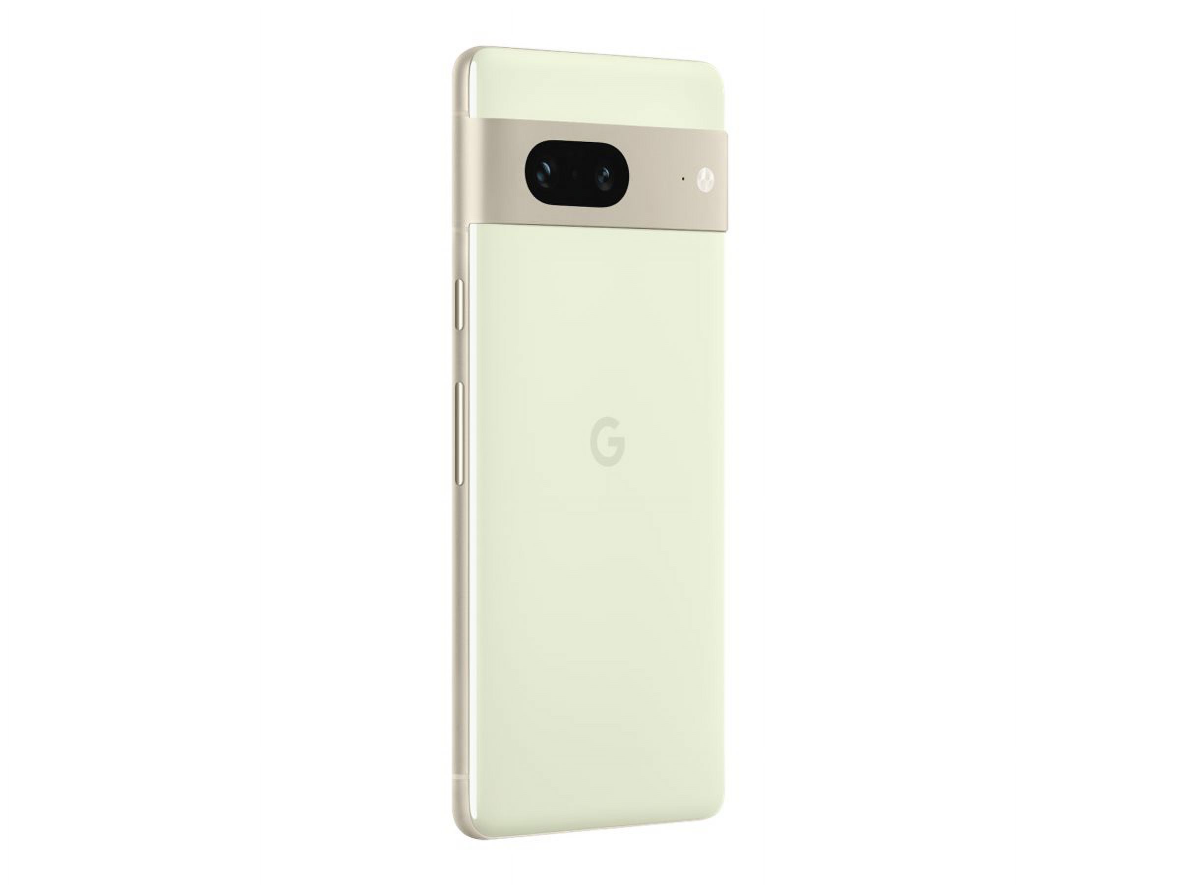 Google Pixel 7 - 5G smartphone - dual-SIM - RAM 8 GB / Internal Memory 128 GB - OLED display - 6.3" - 2400 x 1080 pixels (90 Hz) - 2x rear cameras 50 MP, 12 MP - front camera 10.8 Megapixel - lemongrass - image 5 of 8