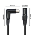 thumbnail image 2 of Cable de extensión de micrófono XLR XLR de 3 pines a conector de micrófono XLR, 2 of 9