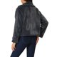 thumbnail image 3 of Abrigo de piel sintética recortado para mujer, chaqueta de invierno de moda, abertura frontal, solapa con muesca, manga larga, abrigo esponjoso, L gris oscuro, 3 of 6