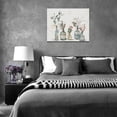 thumbnail image 5 of Farmhouse Bathroom Wall Decor Rustic Bottles and Plants Wall Art Pictures Wall Decor Canvas Print Country Painting Artwork For Bathroom Kitchen Bedroom Office Ready To Hang Framed 16"x12", 5 of 6