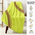 thumbnail image 3 of Softball Blanket Softball Gifts for Girls Boys, Soft Warm Softball Blankets and Throws Sports Fleece Flannel Blanket for Couch Bed Living Room Decor 50x40 Inch, 3 of 7