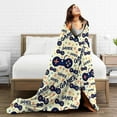 thumbnail image 5 of KLL Fleece Blanket Plush Throw Blanket Game Controller ,Soft Fuzzy Cozy Flannel Blanket for Couch Sofa Bed.(60"x50" ), 5 of 7