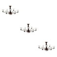 thumbnail image 4 of ZheElen Trendy Chic Miniature Chandelier Ceiling Lamp Model Layout Decor Accessories Bronze White Light 8.2x4.5cm 3Set, 4 of 6