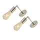 thumbnail image 1 of Lámpara de Pared Industrial Matsuzay 2 Piezas LED Vintage para Dormitorio Plata, 1 of 6