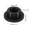 thumbnail image 2 of Uxcell Silicone Rubber Hole Plug 25mm Diameter Soft Flexible Stopper for 24mm Hole Black 10 Pieces, 2 of 5