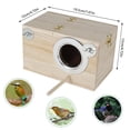 thumbnail image 3 of Bird Breeding Box  Parakeet Nesting Box Parrot Mating Box Bird House Wooden Pet Supplies, 3 of 8