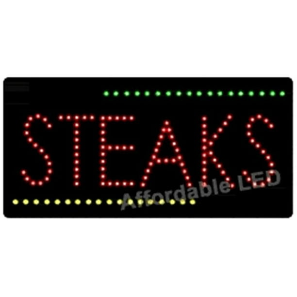 LED L8950 Affordable 12 H x 24 L. Steak LED Signe