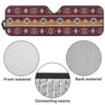 thumbnail image 6 of Uorisanigo Windshield Sun Shade for Jeep,Aztec African Tribal Sun Visor Windshield Shade Blocks UV Rays,Sunshade Heat Shield Compatible with 2024 2025 Jeep Wrangler JL 2/4 Door, 6 of 7
