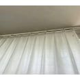 thumbnail image 2 of GXCZ Curtain Rods For Windows Curtain Double Track Ceiling Mounted, White Curtain Rod Guide, 1 M To 8 M Long, For Hospitals, Offices And Hotels(300cm/9.8ft), 2 of 7