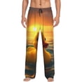 thumbnail image 1 of Fotbe Cartoon Swimming Yellow Duck Pantalones de Pijama para Hombre, Pantalones de Dormir, Pantalones de Casa con Cintura Ajustable y Bolsillos-X-Large, 1 of 6