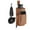 Beige, variant on Magnetic Fitness Bag Water Bottle Holder With Phone Pocket And Silicone Hanger - Holds Water Bottles, Phones, Keys For Gym, Outdoor Sports, Travel - Brown