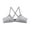 Gray, variant on Darzheoy Bras for Teen Girls Women Active Bra Beauty Back Bras Wrap Hollow Out Bra Bikini Underwear 34/75AB