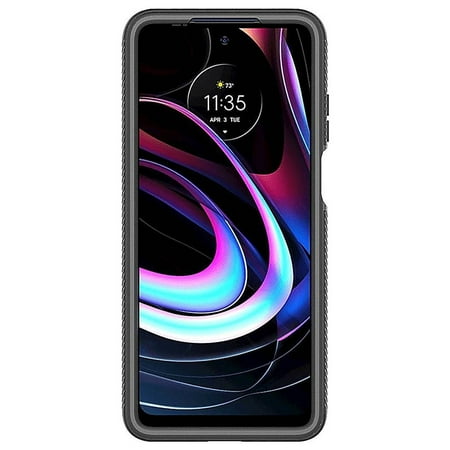 SaharaCase - GRIP Series Case for Motorola Edge (2021) - Black
