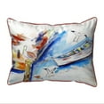 thumbnail image 1 of Betsy Drake SN663 11 x 14 Po Bateau à Rames et Oiseaux Petit Oreiller Extérieur et Intérieur, 1 of 1
