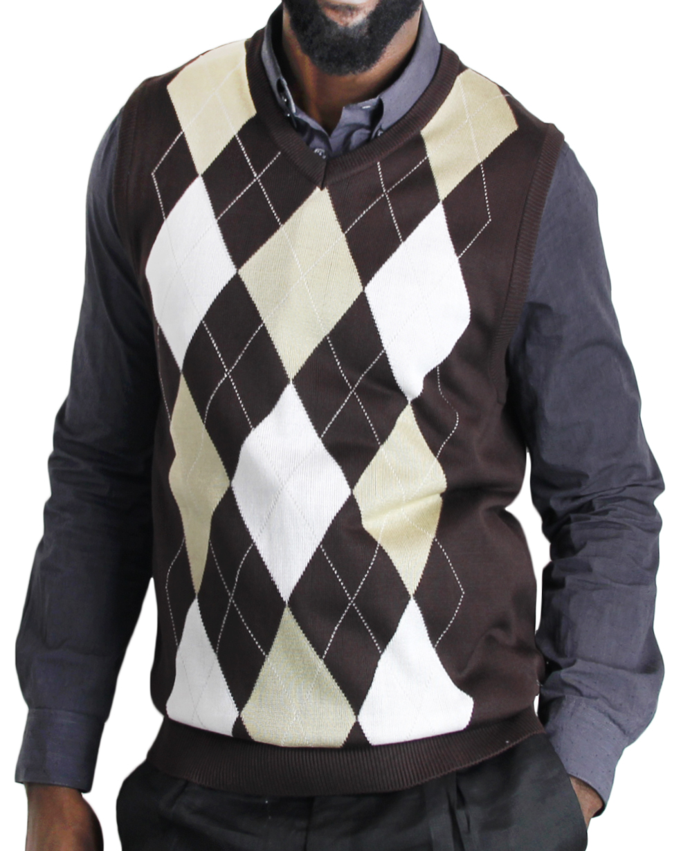 blue ocean argyle sweater vest