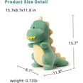 thumbnail image 3 of Cute Stuffed Dinosaur Plush, 12" Soft Dino Plushie Toys for Boys Girls Baby Kids, 3 of 10
