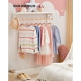 thumbnail image 2 of SONGMICS Baby Hangers 50 Pack, Kids Hangers for Closet, Rose Gold 360° Swivel Hooks, Space-Saving Clothes Hangers, Velvet Hangers for Nursery, Non-Slip, Jelly Pink, 2 of 6