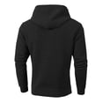 thumbnail image 4 of yillto Men's Big and Tall Hoodie Casual Long Sleeve Drawstring Sweatshirt Fall Winter Trendy Pullover Top, 4 of 6