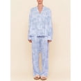thumbnail image 5 of Niceyoeuk Women’s 2 Piece Pajama Set Long Sleeve Floral Print Pocket Shirt + Pants Set Loungewear, 5 of 10