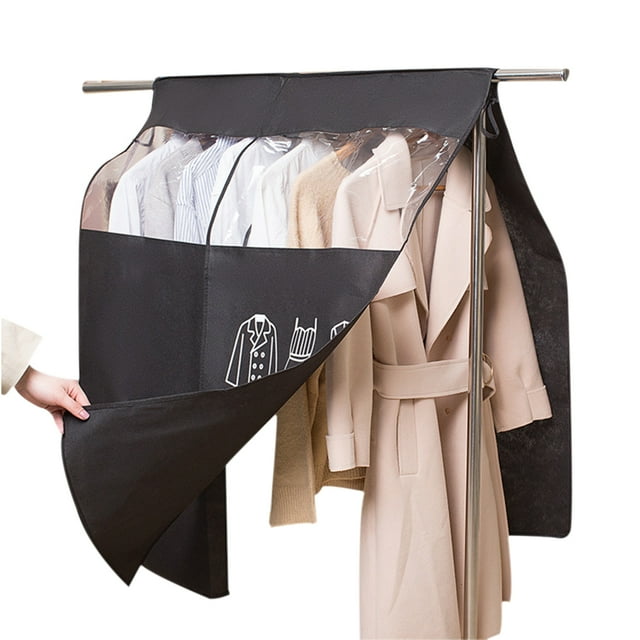 Hanging Clothes Storage,Clothing Dustproof Covers Travel Essentials for Shirt Jacket Suits Coats Dress Suit