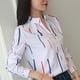 thumbnail image 2 of Mujer Lunares Camisa Blanca Primavera Verano Nuevo Estilo Gasa OL Trabajo Casual De Gran Tamaño De Manga Larga Toppangjing, 2 of 4